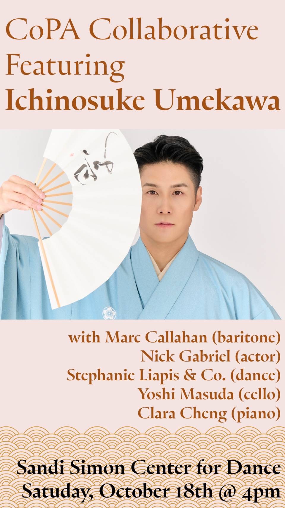 Ichinosuke Umekawa CoPA Collaborative Performance at Chapman University Sandi Simon Center for Dance
